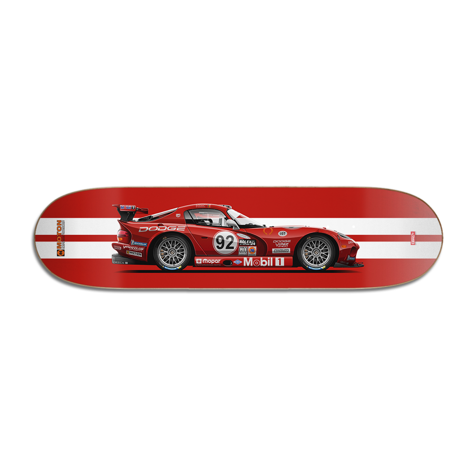 The Dodge Viper GT3R Skate Deck - SEMA 2024 - Moton Suspension X Garage Welt Collab