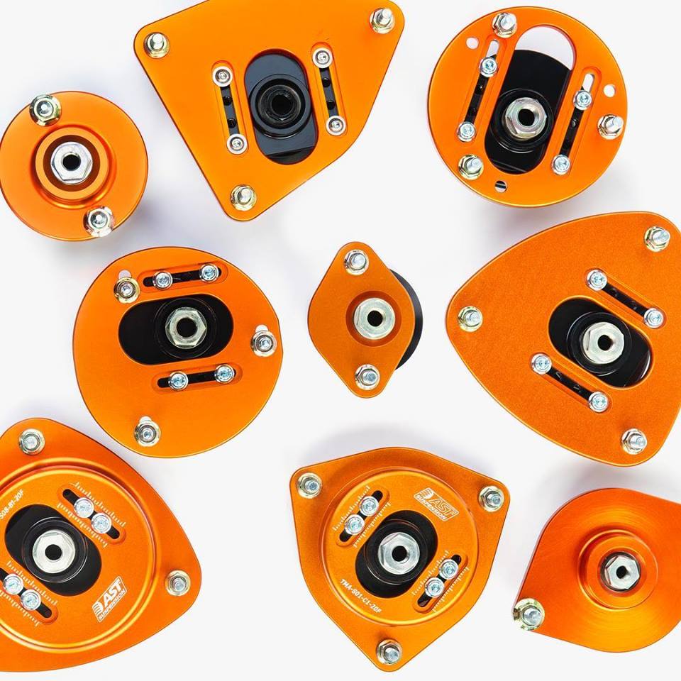 AST Suspension Front Top Mounts Set TMA-B09-A1-20F - 2012-2014 BMW 318d Non LCI 3 Bolt (F3X)